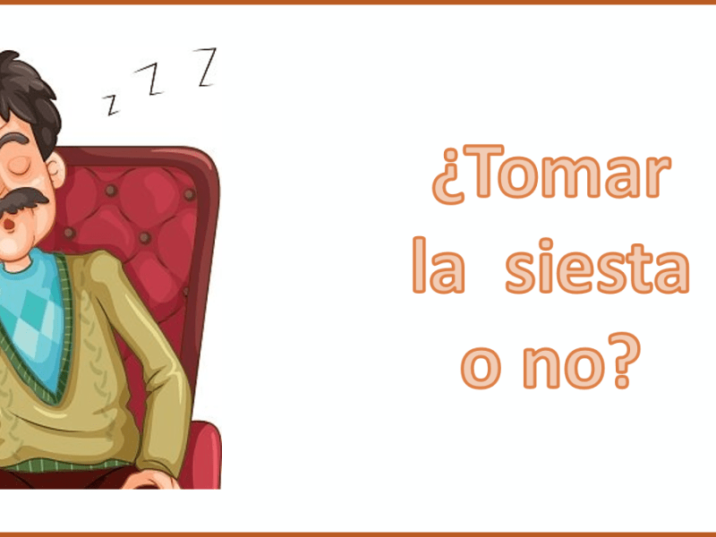 ¿Tomar la siesta o&nbsp;no?